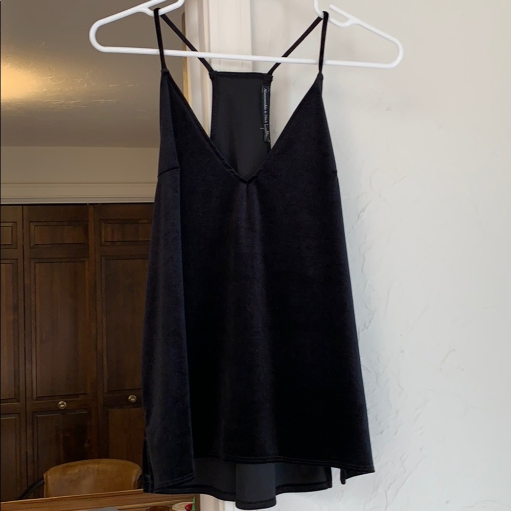 Abercrombie velvet top